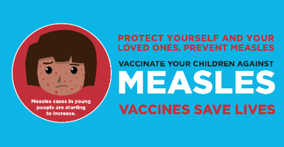 Measles is on the rise!